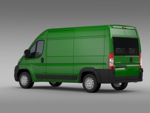 citroen relay van l2h2 2006-2014 Model 3D