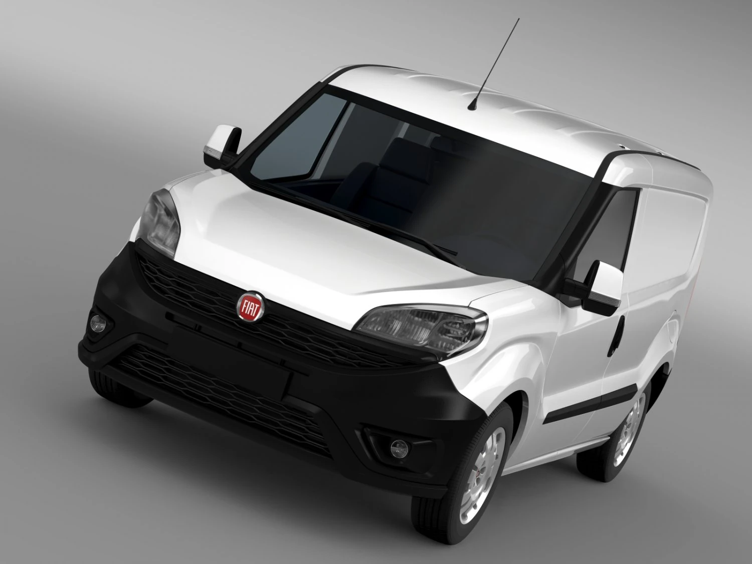fiat doblo cargo 263 2015 3D Model .c4d .max .obj .3ds .fbx .stl .blend 