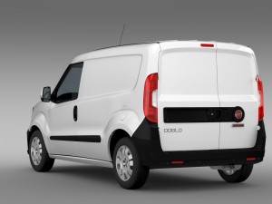 fiat doblo cargo 263 2015 Modelo 3D