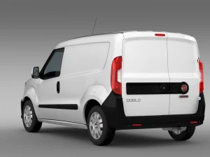 fiat doblo cargo 263 2015 3D Model