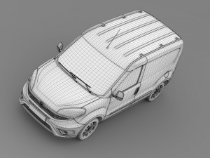 fiat doblo cargo 263 2015 Modelo 3D