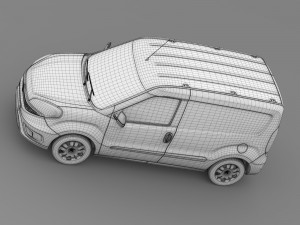 fiat doblo cargo 263 2015 Modelo 3D