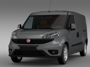 fiat doblo cargo maxi 263 2015 3Dモデル