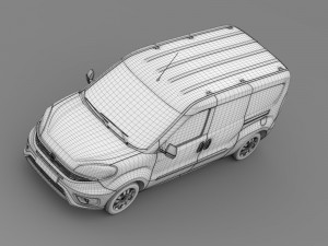 fiat doblo cargo maxi 263 2015 3Dモデル