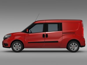fiat doblo maxi combi 263 2015 3D Model