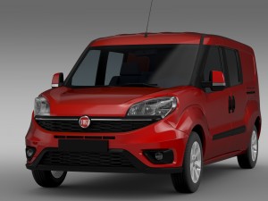 fiat doblo maxi combi 263 2015 3D Model