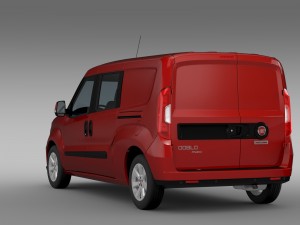 fiat doblo maxi combi 263 2015 3D Model