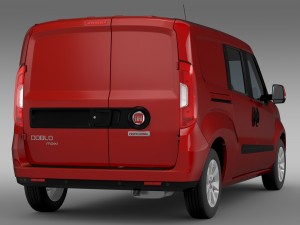 fiat doblo maxi combi 263 2015 3D Model