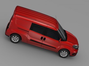 fiat doblo maxi combi 263 2015 3D Model