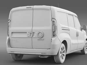 fiat doblo maxi combi 263 2015 3D Model