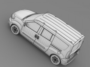 fiat doblo maxi combi 263 2015 3D Model