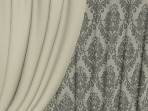 curtains 3D 모델