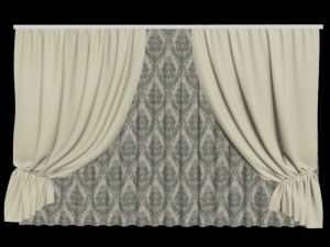 curtains 3D 모델