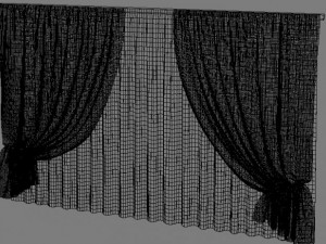 curtains 3D 모델