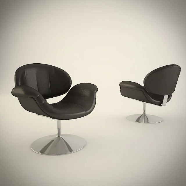 офисный стул 3D Модель .c4d .max .obj .3ds .fbx .stl .blend 