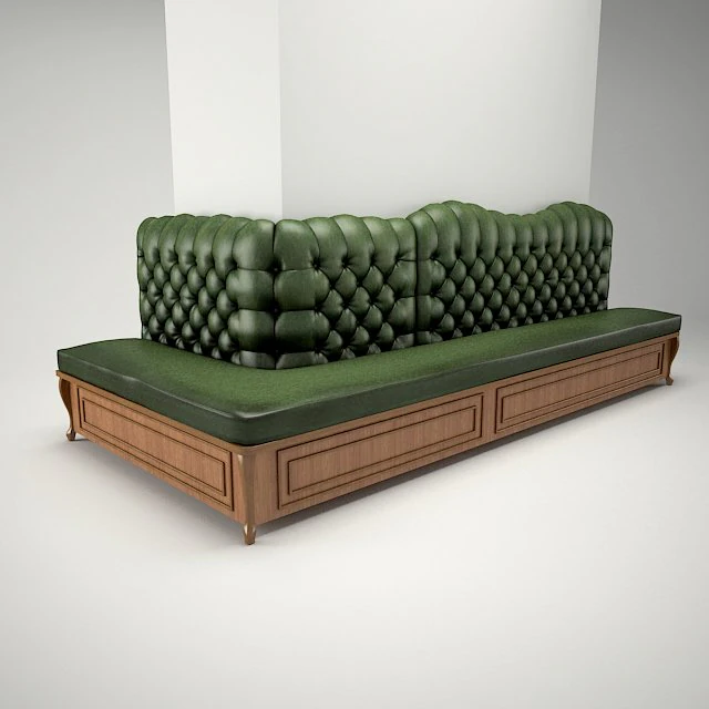 corner sofa 3D Model .c4d .max .obj .3ds .fbx .stl .blend 