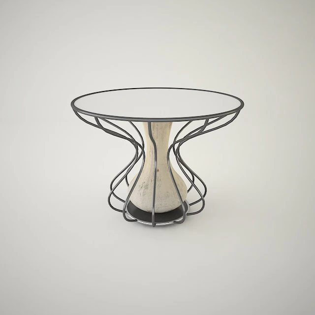 round table 3D Model .c4d .max .obj .3ds .fbx .stl .blend 