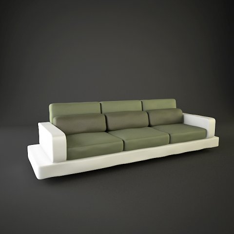 sofa aura 3D Модель .c4d .max .obj .3ds .fbx .stl .blend 