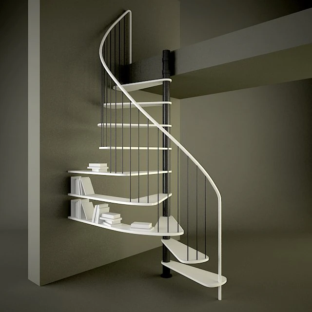 stairs 3D Model .c4d .max .obj .3ds .fbx .stl .blend 