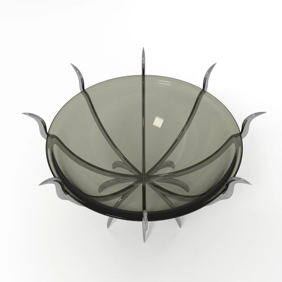 decorative spike bowl 3D Model .c4d .max .obj .3ds .fbx .stl .blend