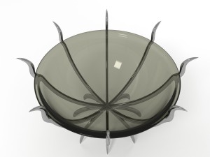decorative spike bowl Model 3D