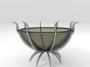decorative spike bowl 3D Model