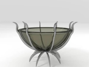decorative spike bowl 3D Model