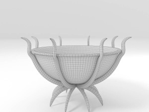 decorative spike bowl 3D Model