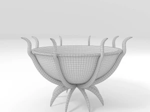 decorative spike bowl 3D Model