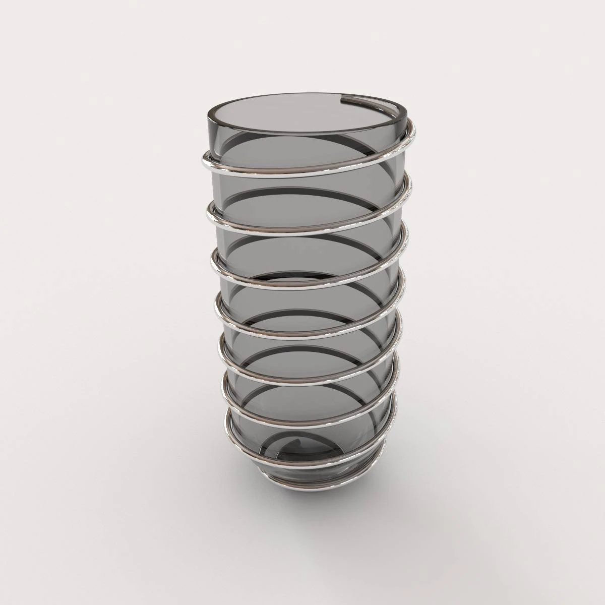 decorative spiral bowl 3D Model .c4d .max .obj .3ds .fbx .stl .blend