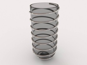 decorative spiral bowl Model 3D