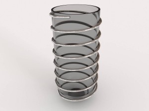 decorative spiral bowl Modello 3D