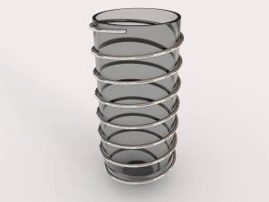 decorative spiral bowl 3D Model