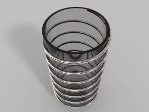decorative spiral bowl Modello 3D