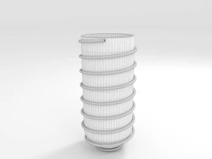 decorative spiral bowl 3D Model