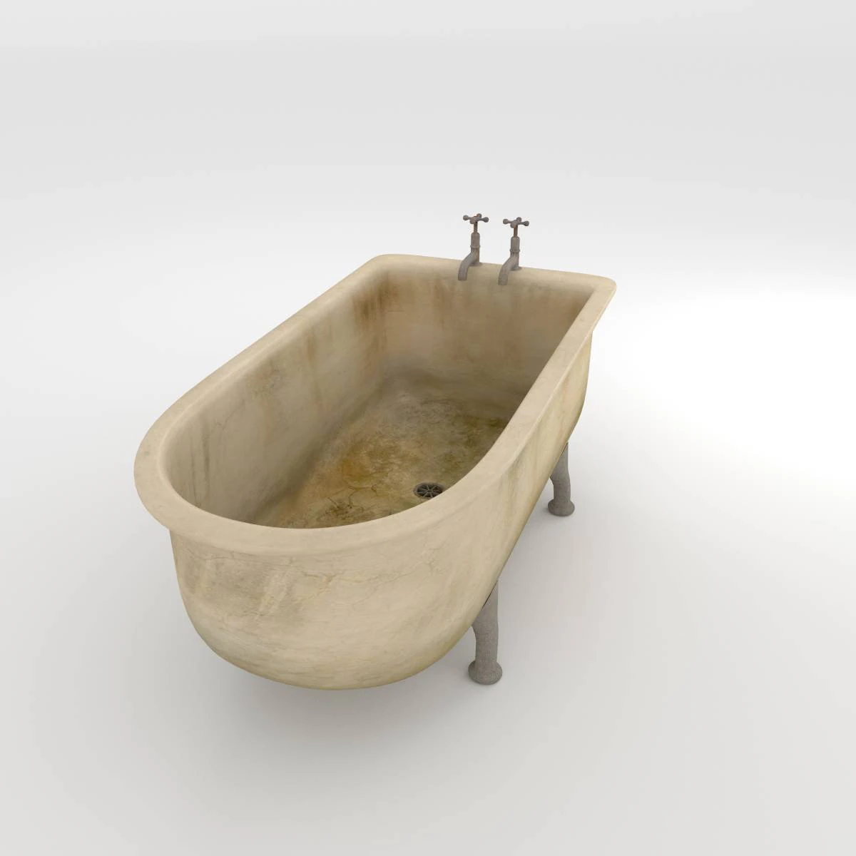 dirty bath 3D Model .c4d .max .obj .3ds .fbx .stl .blend 