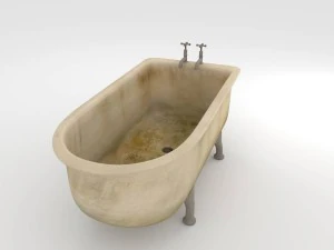 banho sujo Modelo 3D