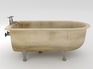 dirty bath 3Dモデル
