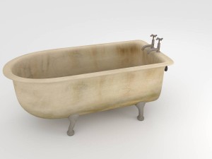 dirty bath 3Dモデル