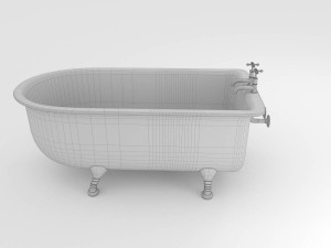 dirty bath 3Dモデル