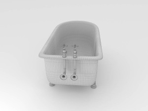 dirty bath 3Dモデル