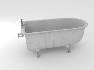 dirty bath 3Dモデル