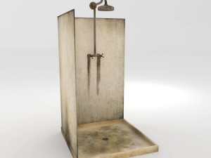 dirty shower 3D 模型