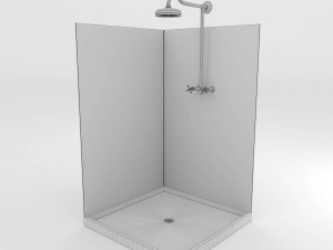 dirty shower 3D 模型