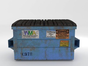 dumpster Model 3D