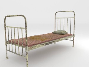 old bed Model 3D