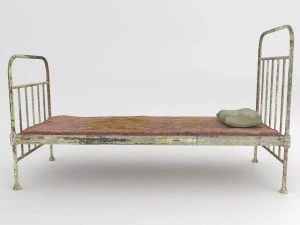 old bed 3D Model