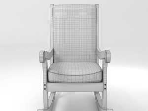 old rocking chair 3D Model
