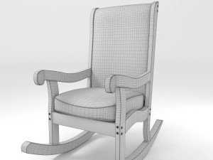 old rocking chair 3D Model