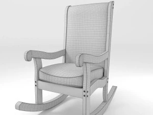 old rocking chair 3D Model